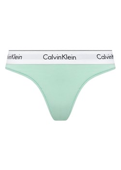 Calvin Klein Underwear Stringi 0000F3786E Zielony ze sklepu MODIVO w kategorii Majtki damskie - zdjęcie 182660539