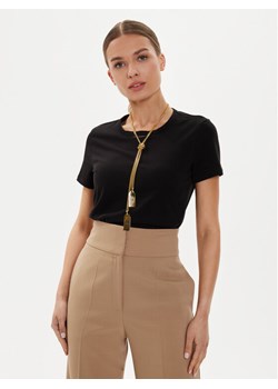 Elisabetta Franchi T-Shirt MA-009-46E2 Czarny Regular Fit ze sklepu MODIVO w kategorii Bluzki damskie - zdjęcie 182660548