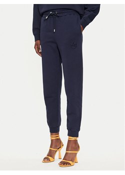 Pinko Spodnie dresowe Felpa 100371 A21P Granatowy Regular Fit ze sklepu MODIVO w kategorii Spodnie damskie - zdjęcie 182660737