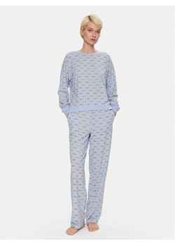 DKNY Piżama YI80030 Błękitny Relaxed Fit ze sklepu MODIVO w kategorii Piżamy damskie - zdjęcie 182660739