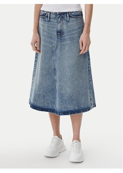 HUGO Spódnica jeansowa 50530310 Niebieski Regular Fit ze sklepu MODIVO w kategorii Spódnice - zdjęcie 182660807
