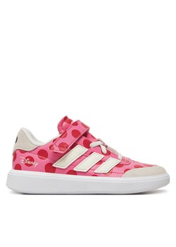 adidas Sneakersy Disney Minnie Mouse Courtblock IH6286 Różowy ze sklepu MODIVO w kategorii Buty sportowe dziecięce - zdjęcie 182660848