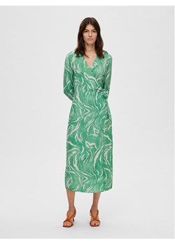 Selected Femme Sukienka 16089030 Zielony Regular Fit ze sklepu MODIVO w kategorii Sukienki - zdjęcie 182660868