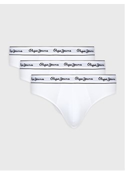 Pepe Jeans Komplet 3 par slipów Pepe Bf 3P PMU10970 Biały ze sklepu MODIVO w kategorii Majtki męskie - zdjęcie 182660987