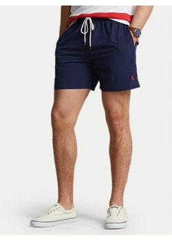 Polo Ralph Lauren Szorty kąpielowe 710907255001 Granatowy Regular Fit - id: 0000304961786 - marki Polo Ralph Lauren - 182661079 Polo Ralph Lauren Szorty kąpielowe 710907255001 Granatowy Regular Fit ze sklepu MODIVO w kategorii Kąpielówki - zdjęcie 182661079