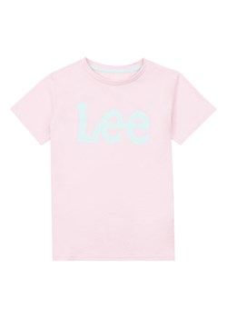 Lee T-Shirt Wobbly Graphic LEG5029 Różowy Regular Fit ze sklepu MODIVO w kategorii Bluzki dziewczęce - zdjęcie 182661199