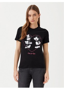 ONLY T-Shirt Mickey 15317991 Czarny Regular Fit ze sklepu MODIVO w kategorii Bluzki damskie - zdjęcie 182661269