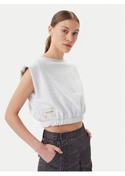 Alpha Industries Top Studio Edition 156031 Szary Regular Fit ze sklepu MODIVO w kategorii Bluzki damskie - zdjęcie 182661278