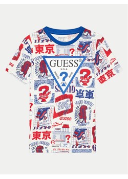 Guess T-Shirt L4YI04 K8HM3 Kolorowy Regular Fit ze sklepu MODIVO w kategorii T-shirty chłopięce - zdjęcie 182661285