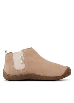 Keen Sztyblety Mosey Chelsea Leather 1026453 Beżowy ze sklepu MODIVO w kategorii Botki - zdjęcie 182661356