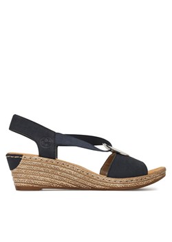 Rieker Sandały 624H6-14 Granatowy ze sklepu MODIVO w kategorii Espadryle damskie - zdjęcie 182661516
