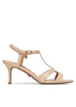 Nine West Sandały 22154A Beżowy ze sklepu MODIVO w kategorii Sandały damskie - zdjęcie 182661525