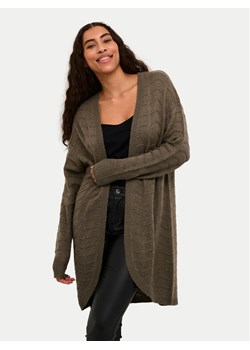 Kaffe Kardigan Kaemria 10506359 Khaki Regular Fit ze sklepu MODIVO w kategorii Swetry damskie - zdjęcie 182661776