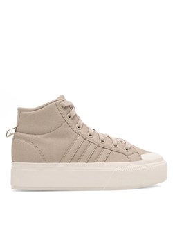 adidas Sneakersy BRAVADA 2.0 MID PLATFORM IE2315 Beżowy ze sklepu MODIVO w kategorii Buty sportowe damskie - zdjęcie 182661778