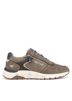 Mustang Sneakersy 4200-301 BIG Beżowy ze sklepu MODIVO w kategorii Buty sportowe męskie - zdjęcie 182661839