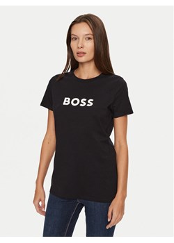 Boss T-Shirt C_Elogo_5 50501139 Czarny Regular Fit ze sklepu MODIVO w kategorii Bluzki damskie - zdjęcie 182661978