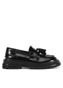 Badura Loafersy WGA3311-1Z Czarny ze sklepu MODIVO w kategorii Lordsy damskie - zdjęcie 182662096
