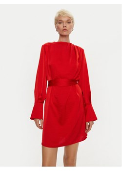 Lola Casademunt by Maite Sukienka koktajlowa MF2416003 Czerwony Regular Fit ze sklepu MODIVO w kategorii Sukienki - zdjęcie 182662198