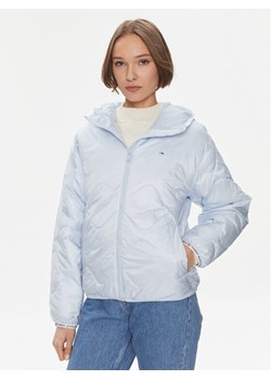 Tommy Jeans Kurtka przejściowa DW0DW17242 Błękitny Regular Fit ze sklepu MODIVO w kategorii Kurtki damskie - zdjęcie 182662199
