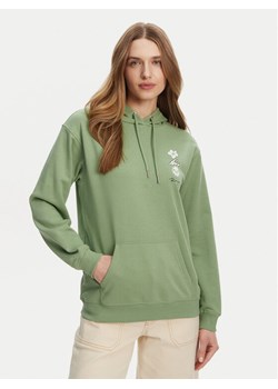 Roxy Bluza ERJFT04952 Zielony Regular Fit ze sklepu MODIVO w kategorii Bluzy damskie - zdjęcie 182662339