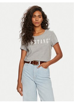 Mustang T-Shirt Alma 1013933 Szary Regular Fit ze sklepu MODIVO w kategorii Bluzki damskie - zdjęcie 182662419