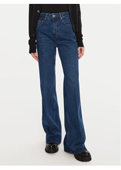 AMI PARIS Jeansy FTR420.DE0031 Granatowy Wide Leg ze sklepu MODIVO w kategorii Jeansy damskie - zdjęcie 182662557