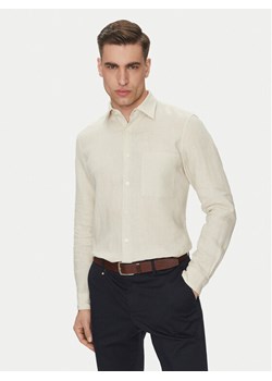 Marc O'Polo Koszula 523 7428 42318 Beżowy Regular Fit ze sklepu MODIVO w kategorii Koszule męskie - zdjęcie 182662607