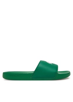 Lacoste Klapki Serve Sliders 7-49CMA0041 Zielony ze sklepu MODIVO w kategorii Klapki męskie - zdjęcie 182662977