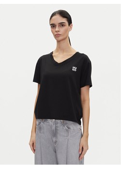 HUGO T-Shirt Nika_T-Shirt 50540046 Czarny Regular Fit ze sklepu MODIVO w kategorii Bluzki damskie - zdjęcie 182662986