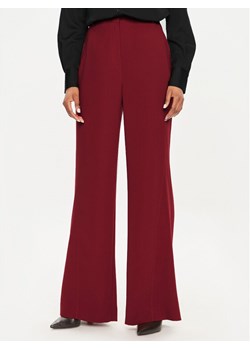 Calvin Klein Spodnie materiałowe K20K207155 Czerwony Wide Leg ze sklepu MODIVO w kategorii Spodnie damskie - zdjęcie 182663036