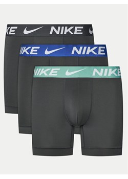 Nike Komplet 3 par bokserek Brief 0000KE1157 Szary ze sklepu MODIVO w kategorii Majtki męskie - zdjęcie 182663185