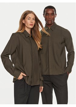 AMI PARIS Koszula USH012WV0026 Brązowy Regular Fit ze sklepu MODIVO w kategorii Koszule męskie - zdjęcie 182663198