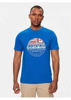 Napapijri T-Shirt S-Turin NP0A4HQG Niebieski Regular Fit ze sklepu MODIVO w kategorii T-shirty męskie - zdjęcie 182663215