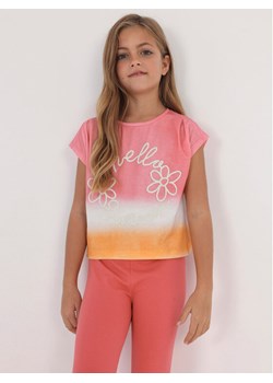 Mayoral T-Shirt 6055 Koralowy ze sklepu MODIVO w kategorii Bluzki dziewczęce - zdjęcie 182663258