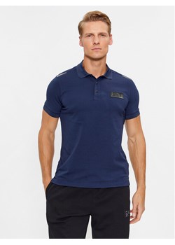 EA7 Emporio Armani Polo 6RPF78 PJBVZ 1554 Granatowy Regular Fit ze sklepu MODIVO w kategorii T-shirty męskie - zdjęcie 182663266