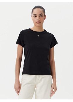 PINKO T-Shirt 100373 A2OG Czarny Regular Fit ze sklepu MODIVO w kategorii Bluzki damskie - zdjęcie 182663297