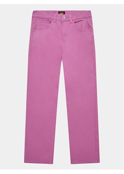 Lee Jeansy Carol Straight LEG5003 Fioletowy Straight Fit ze sklepu MODIVO w kategorii Spodnie dziewczęce - zdjęcie 182663395