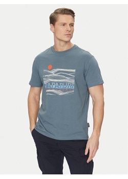 Napapijri T-Shirt S-Buti NP0A4INM Niebieski Regular Fit ze sklepu MODIVO w kategorii T-shirty męskie - zdjęcie 182663446