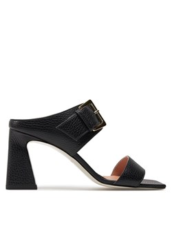 Pollini Klapki SA28237C0ITD0000 Czarny ze sklepu MODIVO w kategorii Klapki damskie - zdjęcie 182663506