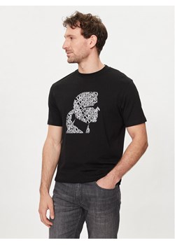 KARL LAGERFELD T-Shirt 755082 542224 Czarny Regular Fit ze sklepu MODIVO w kategorii T-shirty męskie - zdjęcie 182663526