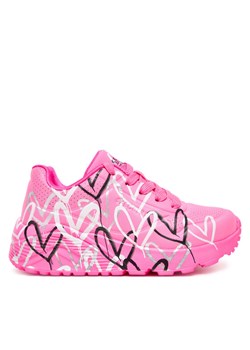 Skechers Sneakersy Uno Lite-Metallic Love 314067L/HPMT Różowy ze sklepu MODIVO w kategorii Buty sportowe dziecięce - zdjęcie 182663547