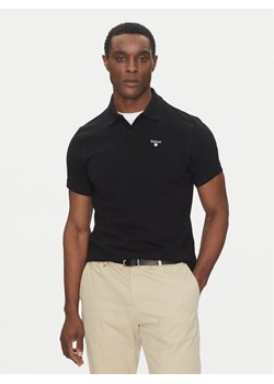 Barbour Polo Original Sports MML0358BK31 Czarny Tailored Fit ze sklepu MODIVO w kategorii T-shirty męskie - zdjęcie 182663616