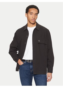 Calvin Klein Jeans Koszula J30J326724 Czarny Regular Fit ze sklepu MODIVO w kategorii Koszule męskie - zdjęcie 182663658