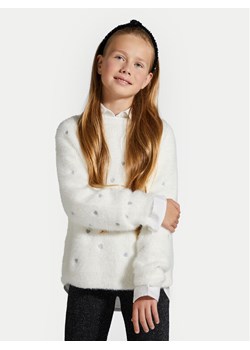 Coccodrillo Sweter ZC4172102EPG Écru Regular Fit ze sklepu MODIVO w kategorii Swetry dziewczęce - zdjęcie 182663679