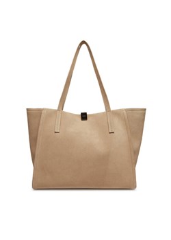 Calvin Klein Torebka Ck Narrate Shopper_Suede K60K612983 Beżowy ze sklepu MODIVO w kategorii Torby Shopper bag - zdjęcie 182663686