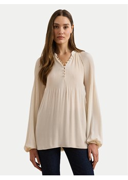 LAUREN RALPH LAUREN Bluzka 200909387003 Écru ze sklepu MODIVO w kategorii Bluzki damskie - zdjęcie 182663697
