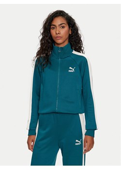 Puma Bluza Iconic T7 627994 Zielony Regular Fit ze sklepu MODIVO w kategorii Bluzy damskie - zdjęcie 182663786