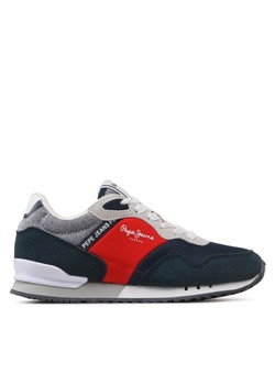 Pepe Jeans Sneakersy London B Brighton PBS30552 Granatowy ze sklepu MODIVO w kategorii Buty sportowe dziecięce - zdjęcie 182664126