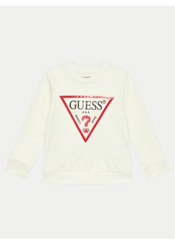 Guess Bluza K4YQ10 KA6R3 Écru Regular Fit ze sklepu MODIVO w kategorii Bluzy chłopięce - zdjęcie 182664146