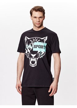 Plein Sport T-Shirt SACC MTK6029 SJY001N Czarny Regular Fit ze sklepu MODIVO w kategorii T-shirty męskie - zdjęcie 182664176
